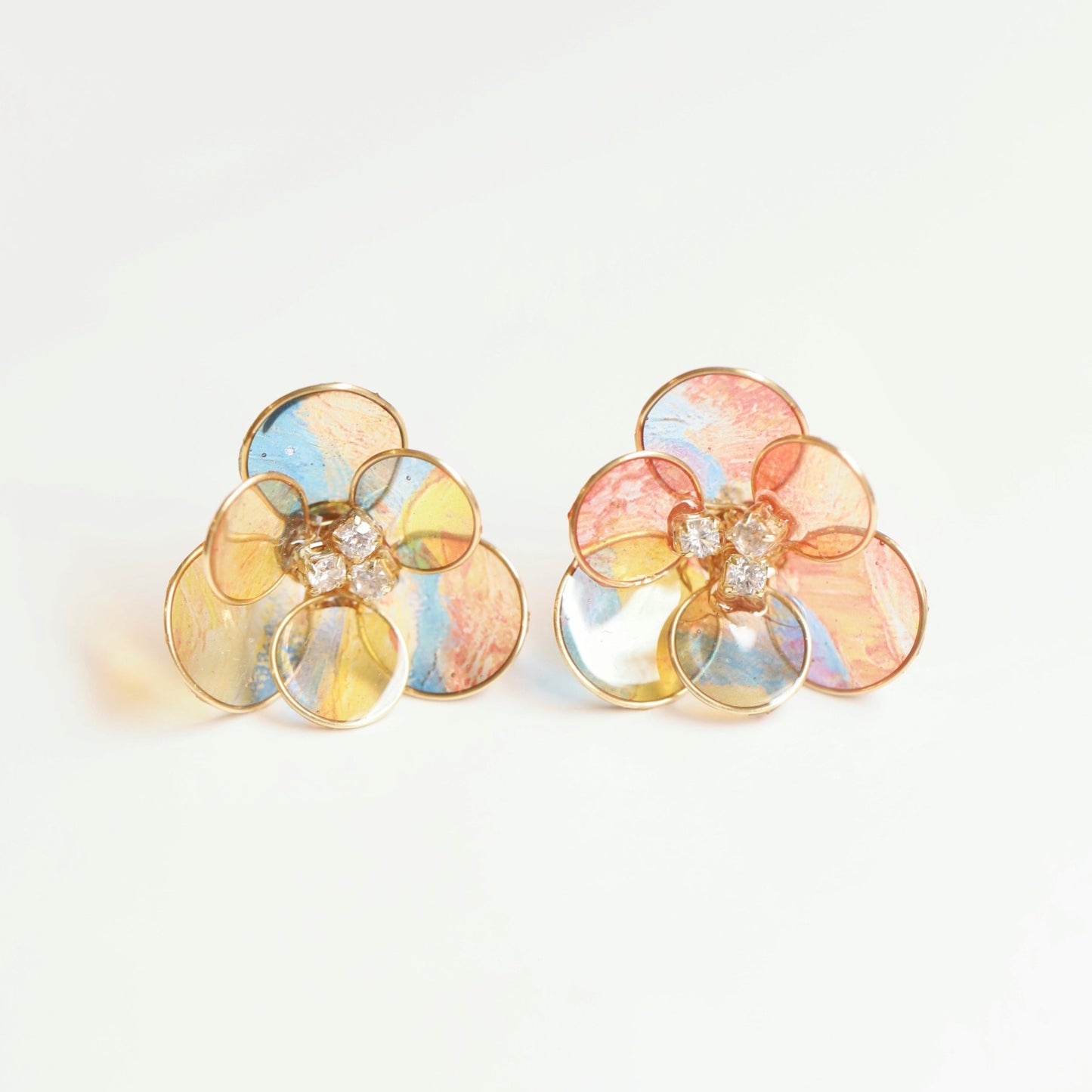 Rainbow at Night Earrings