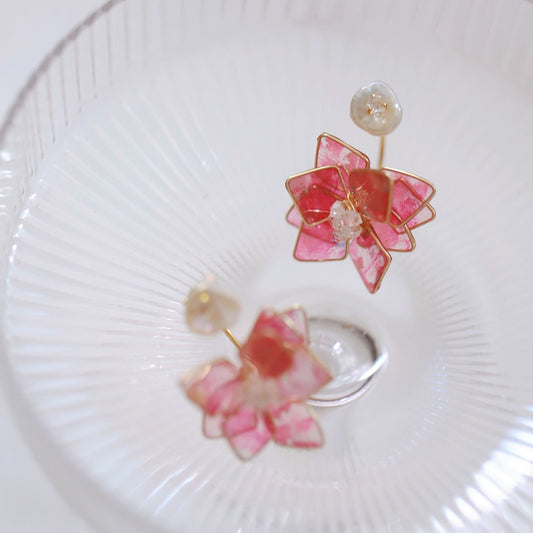 Sea of Cherry Earrings