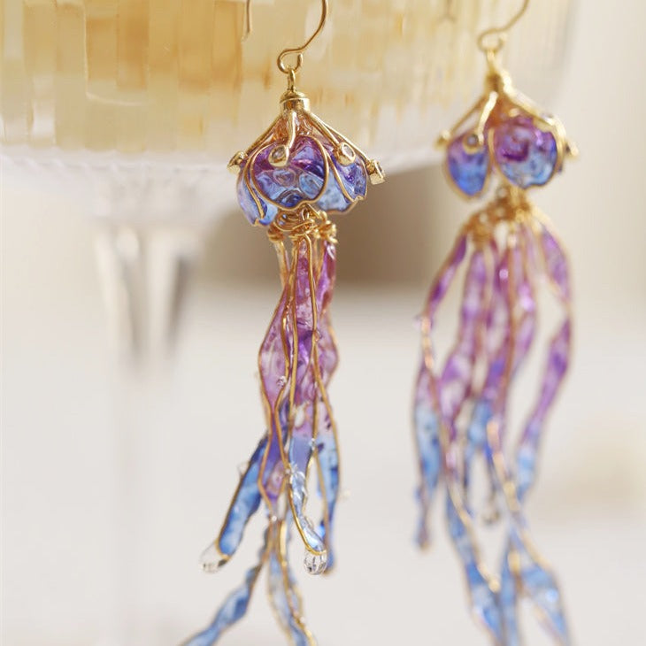 Classy Purple Dangles