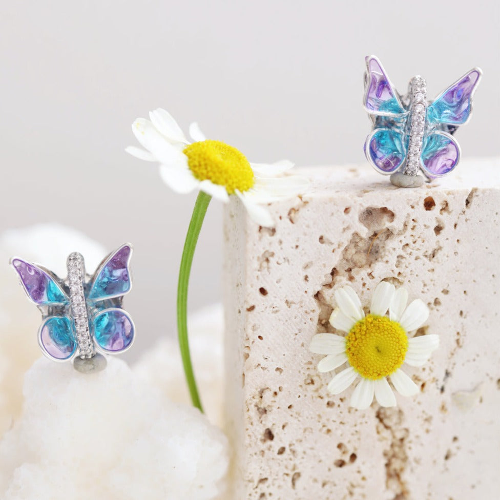 Delicate Butterfly Earrings