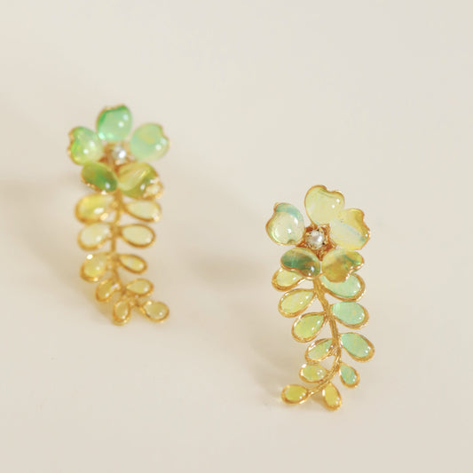 Lime Jelly  Earrings