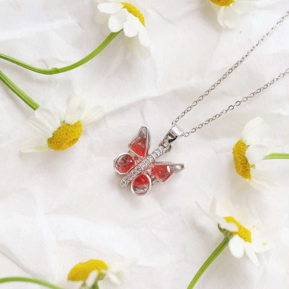 Crimson Red Necklace