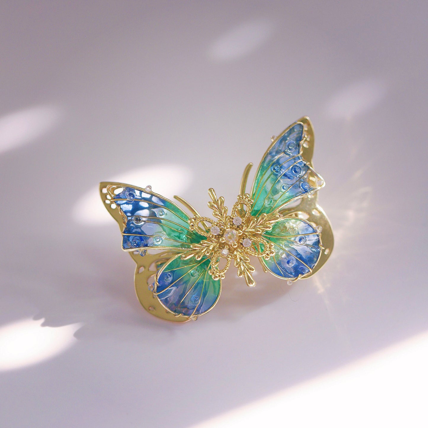 Butterfly Jelly Brooch