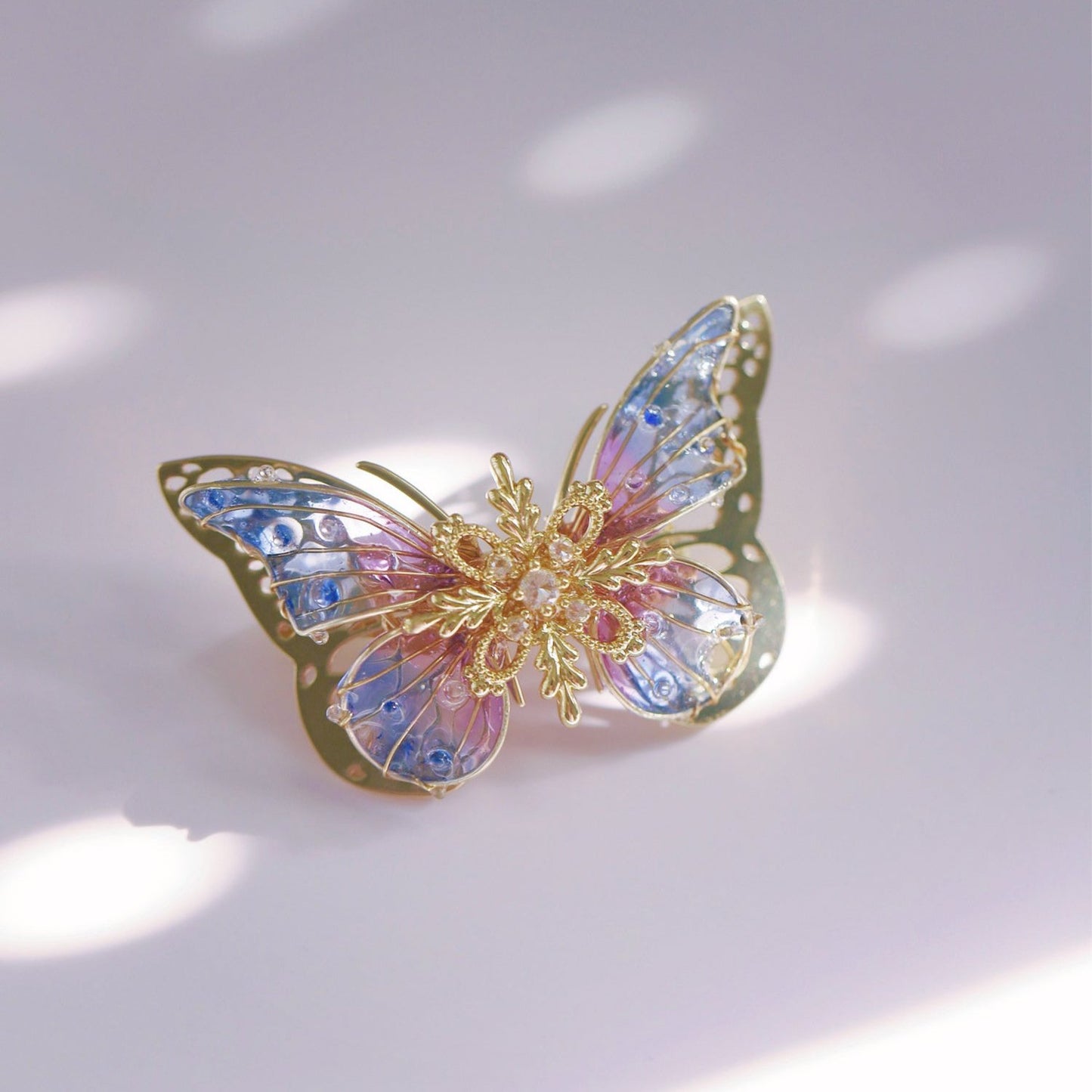 Butterfly Jelly Brooch