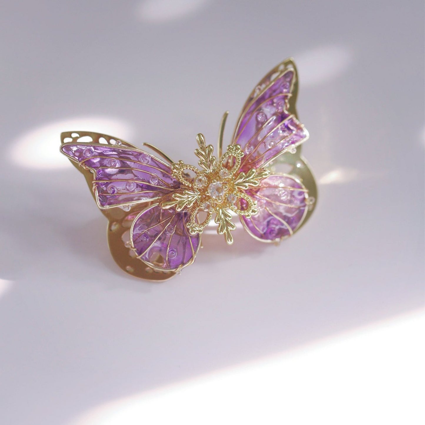 Butterfly Jelly Brooch