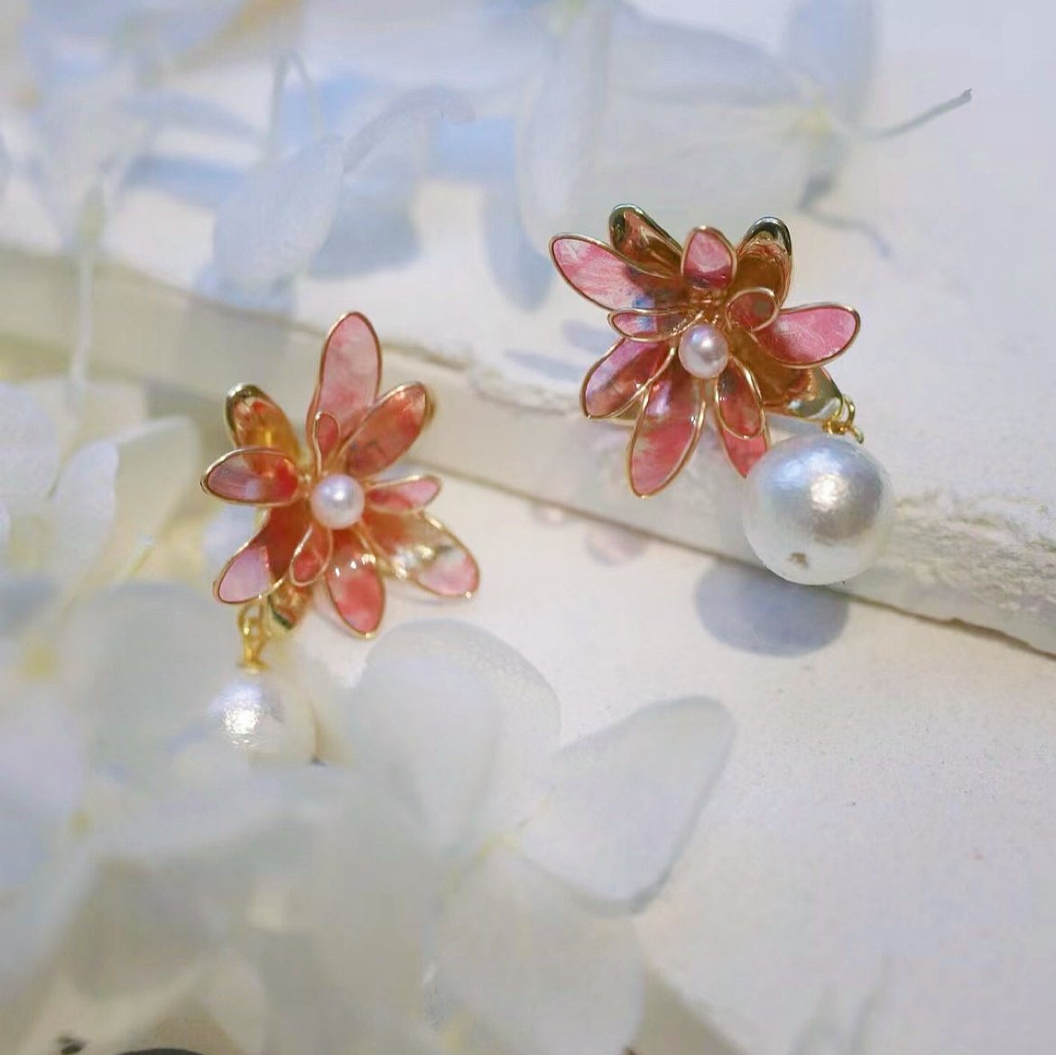 Fairy of Peach Blossom Earrings