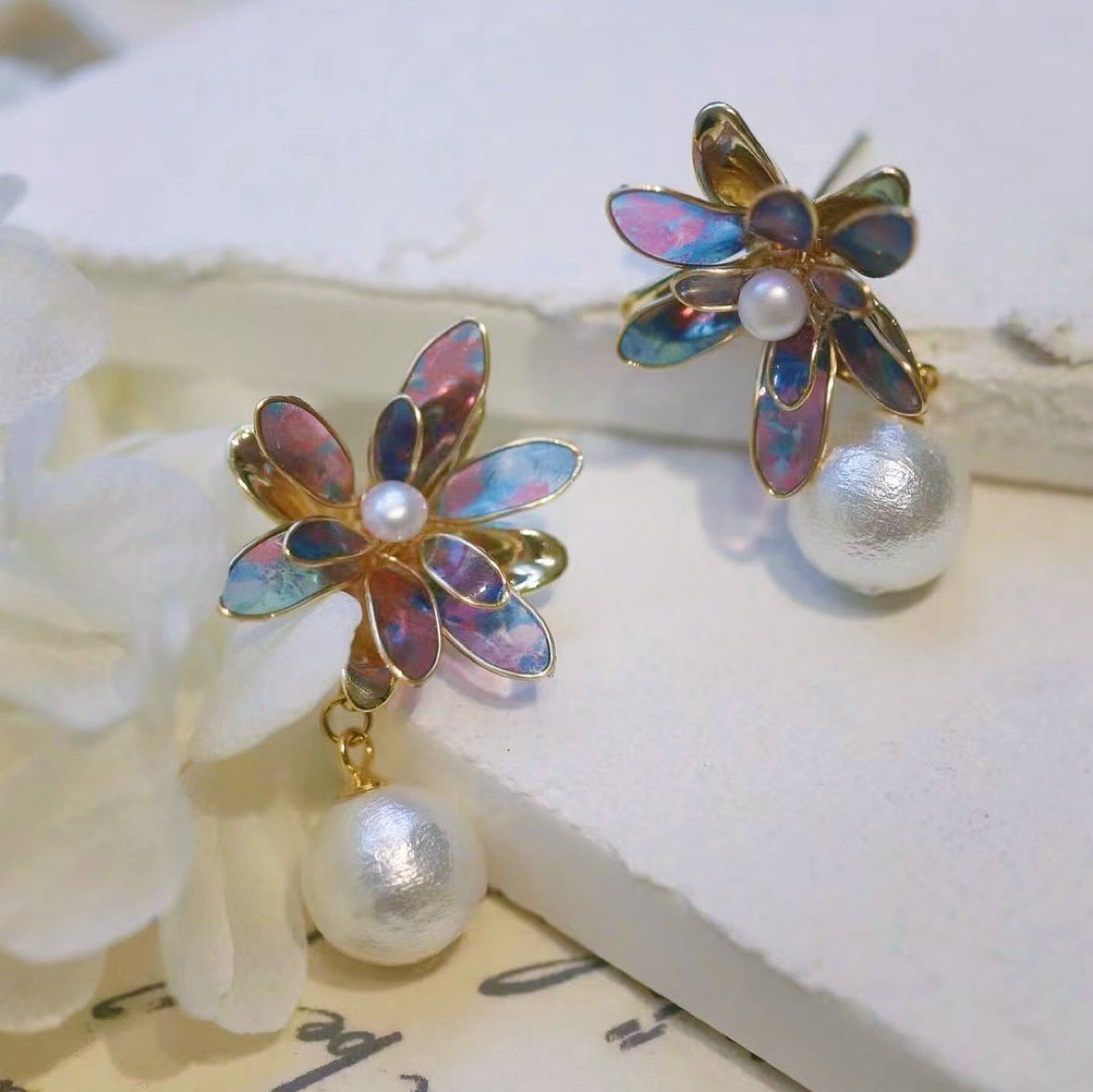 Fairy of Peach Blossom Earrings