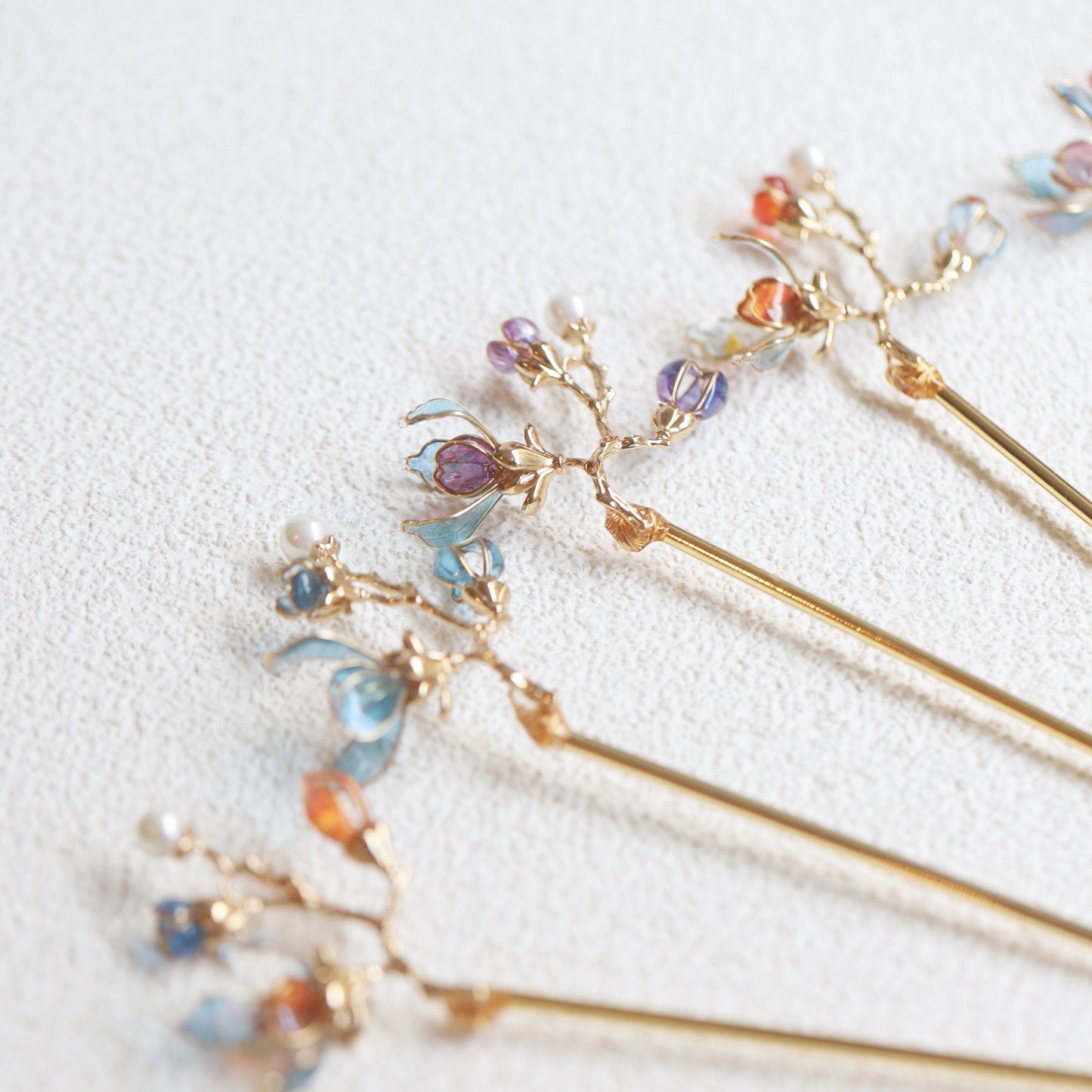 Orchid Grace Hairpin