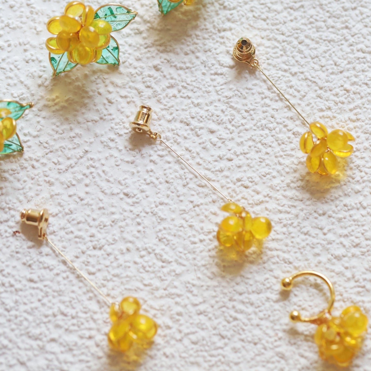 Golden Osmanthus  Earring