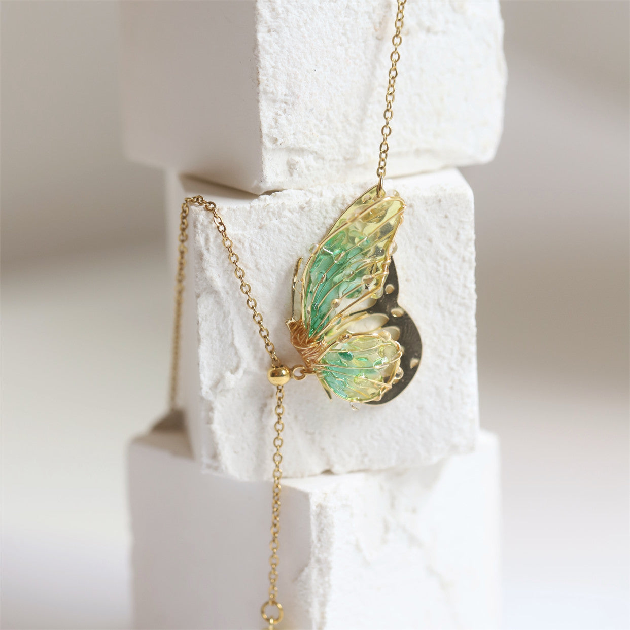 Butterfly Jelly Necklace