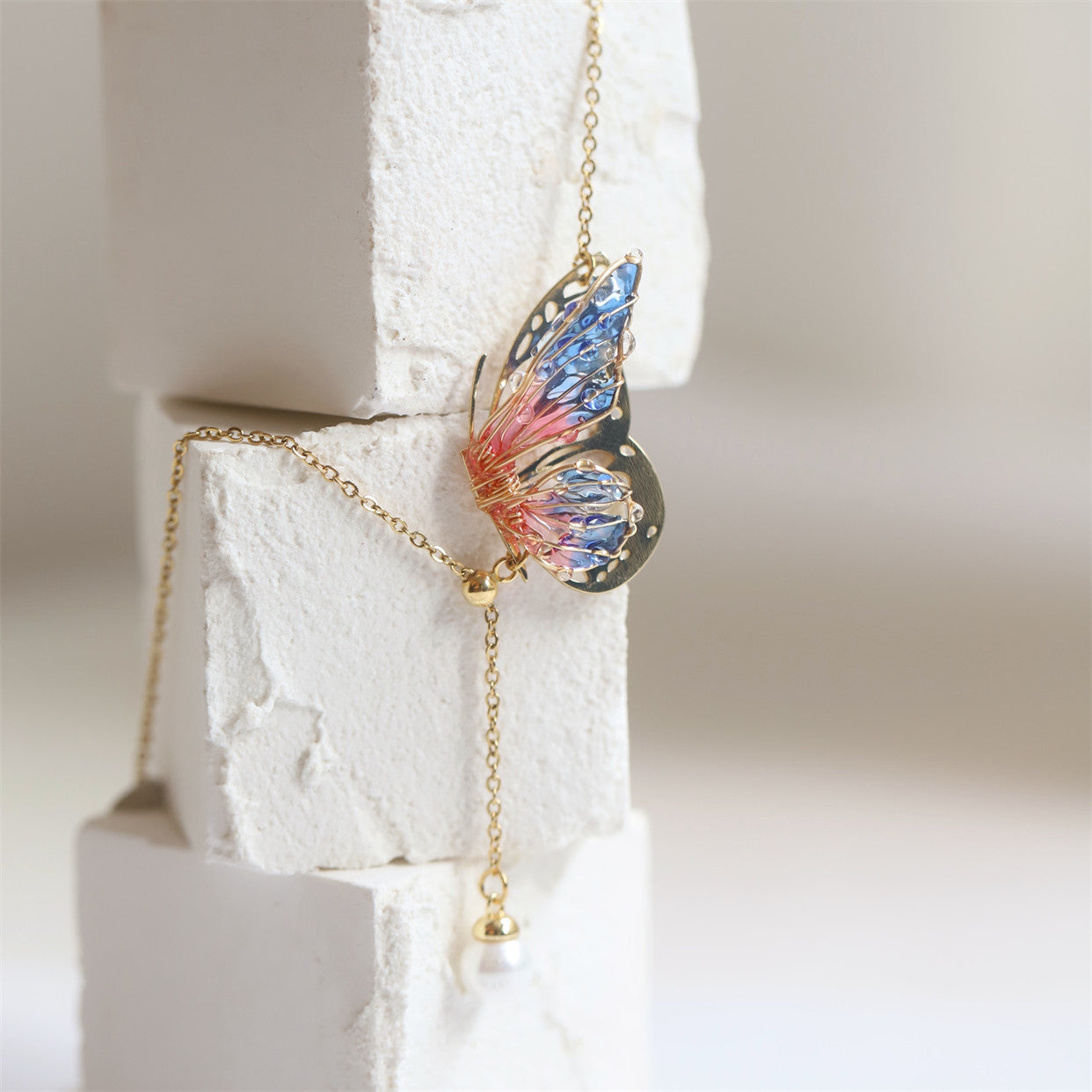 Butterfly Jelly Necklace