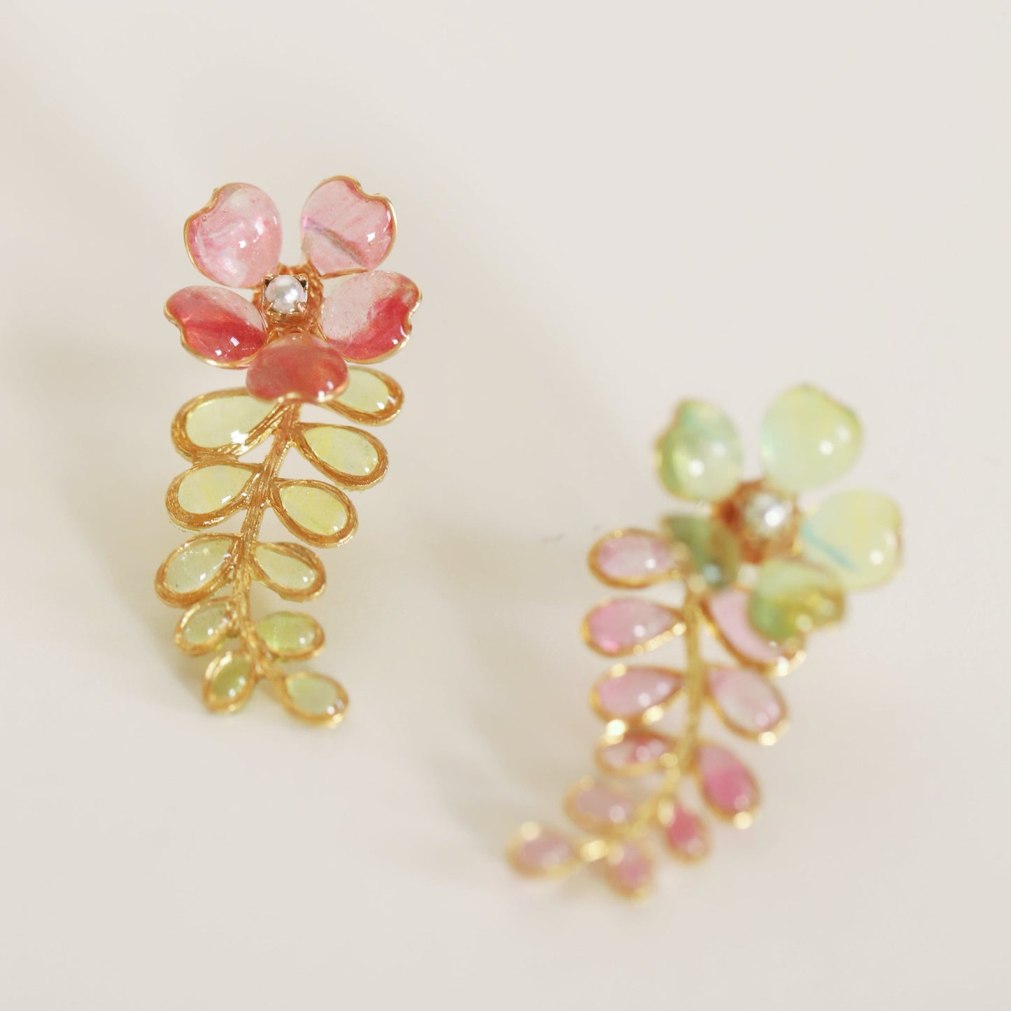 Lime Jelly  Earrings