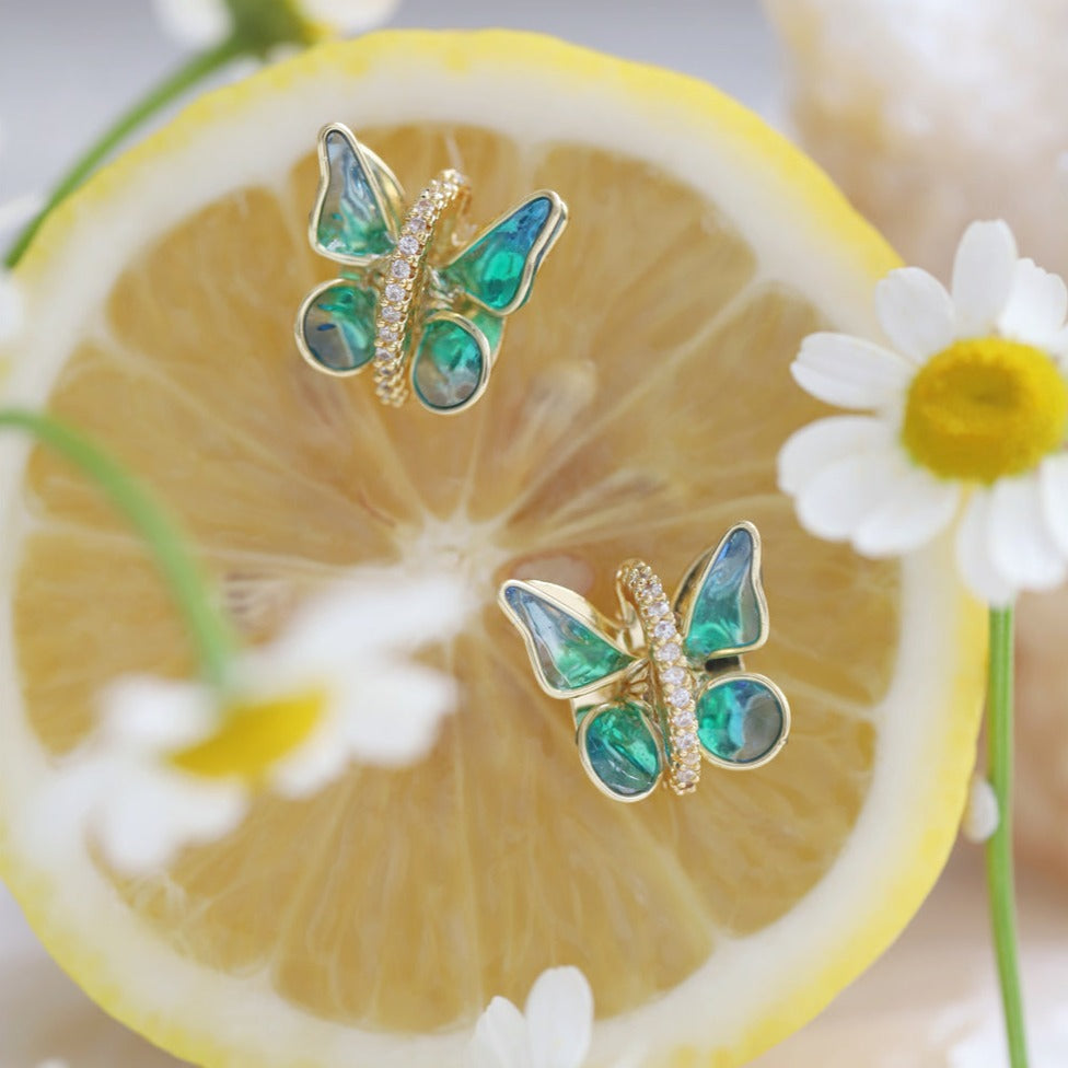 Delicate Butterfly Earrings