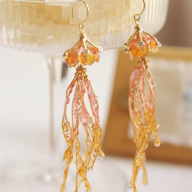 Sunny Orange Dangles